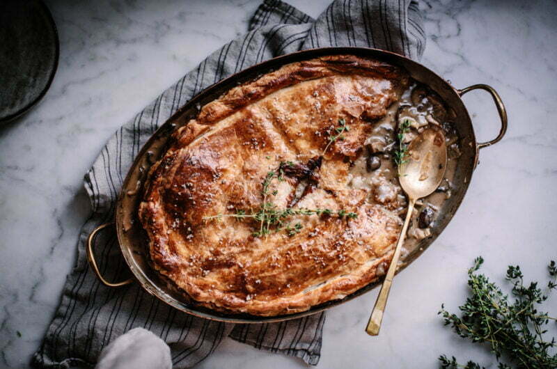 Wild Mushroom Pot Pie with Fennel and Camembert